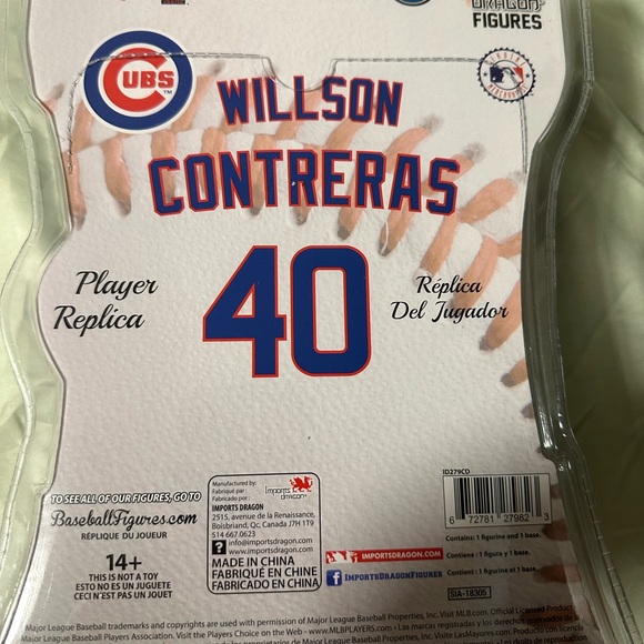 Chicago Cubs #40 Wilson Contreras figurine with base - Picture 3 of 6